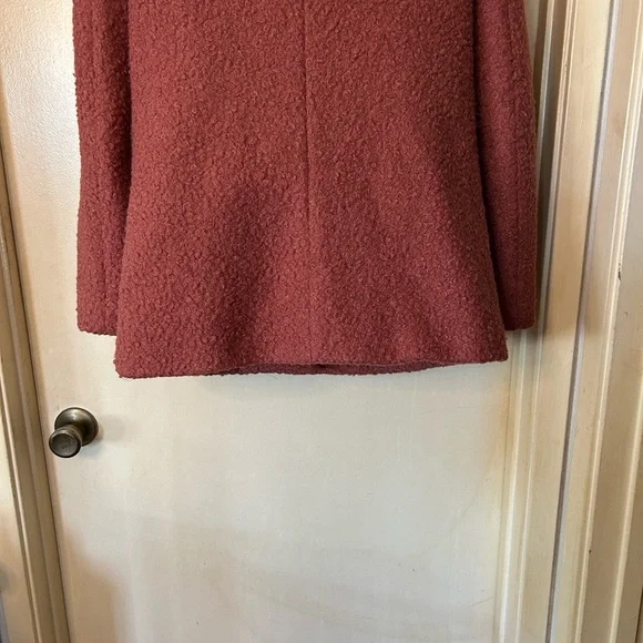 Sam Edelman Women's Cozy Sherpa Jacket in Dusty Rose size S - Picture 8 of 12